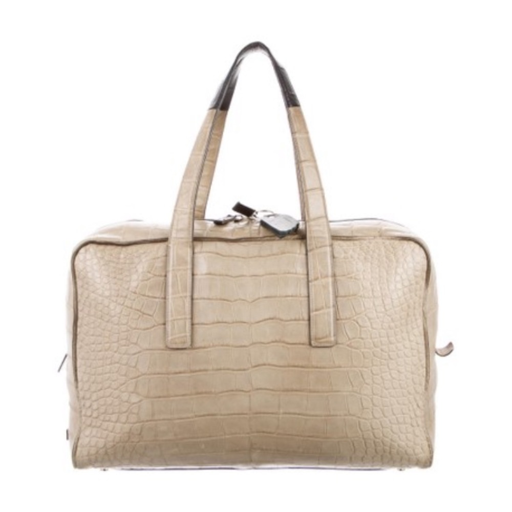Calvin Klein Collection Crocodile Weekender